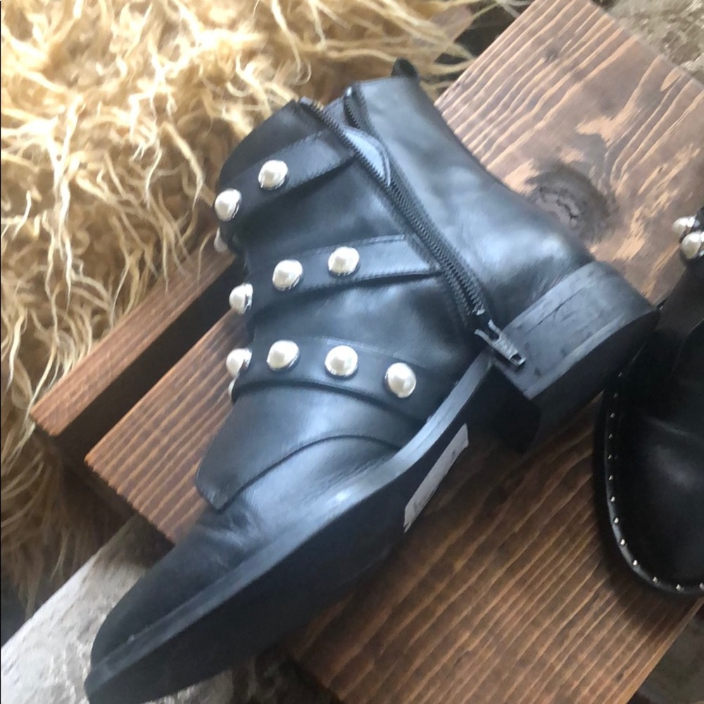 Leather Booties - image 2